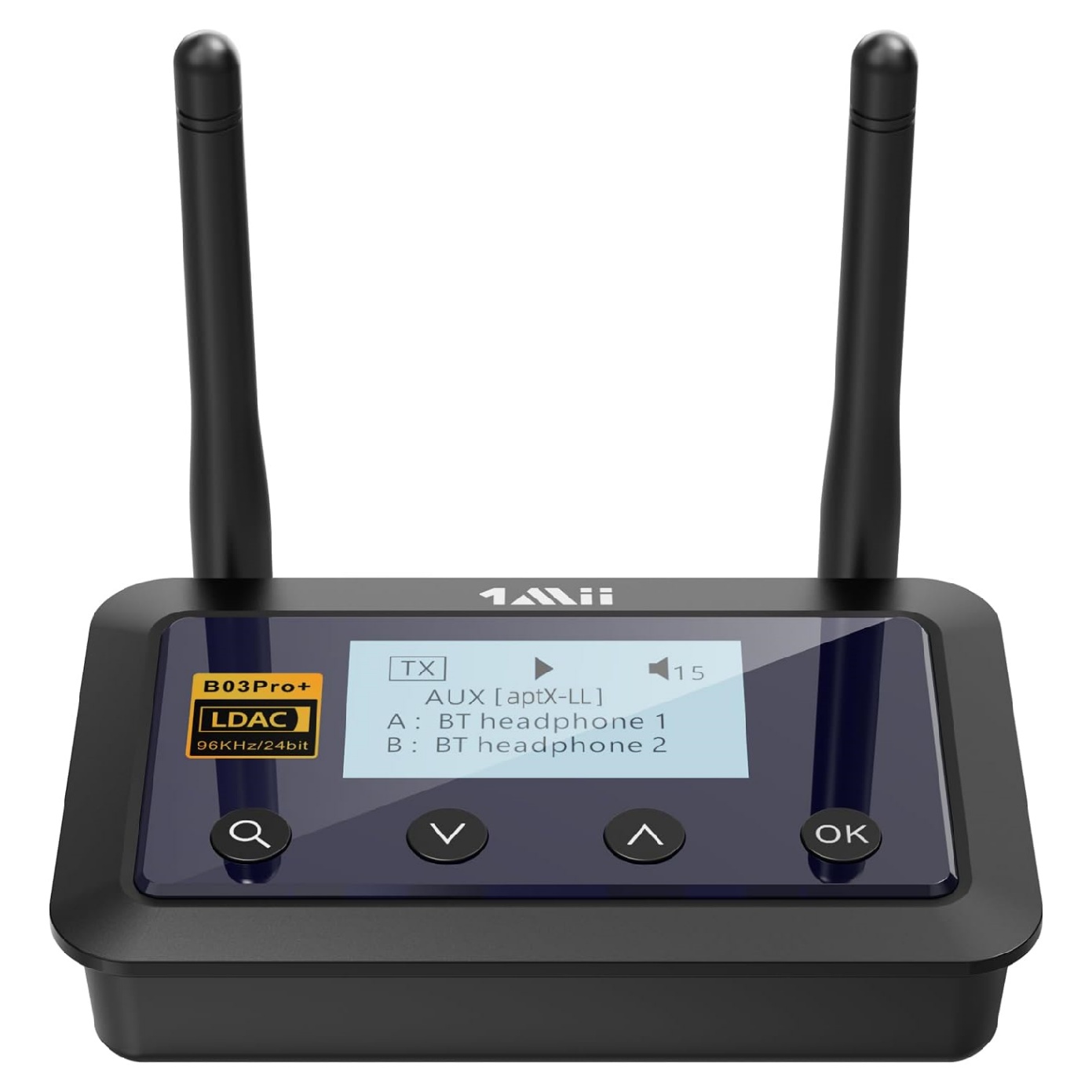 1Mii B03Pro+ Bluetooth送信機　レシーバー、トランスミッター 1Mii